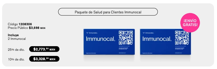 Paquete de Salud para Clientes Immunocal