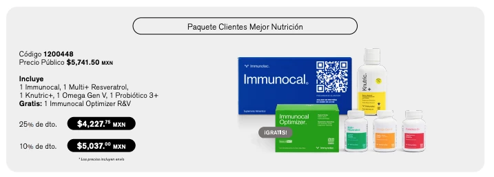 Paquete Clientes Mejor Nutrición